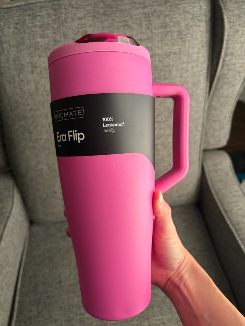 Brumate era flip straw 40 oz hibiscus